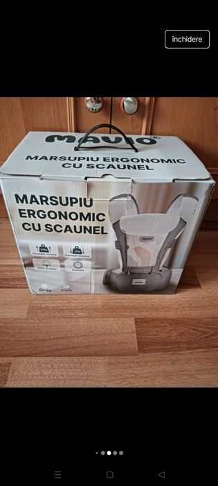 Marsupiu Mavio roz cu scăunel