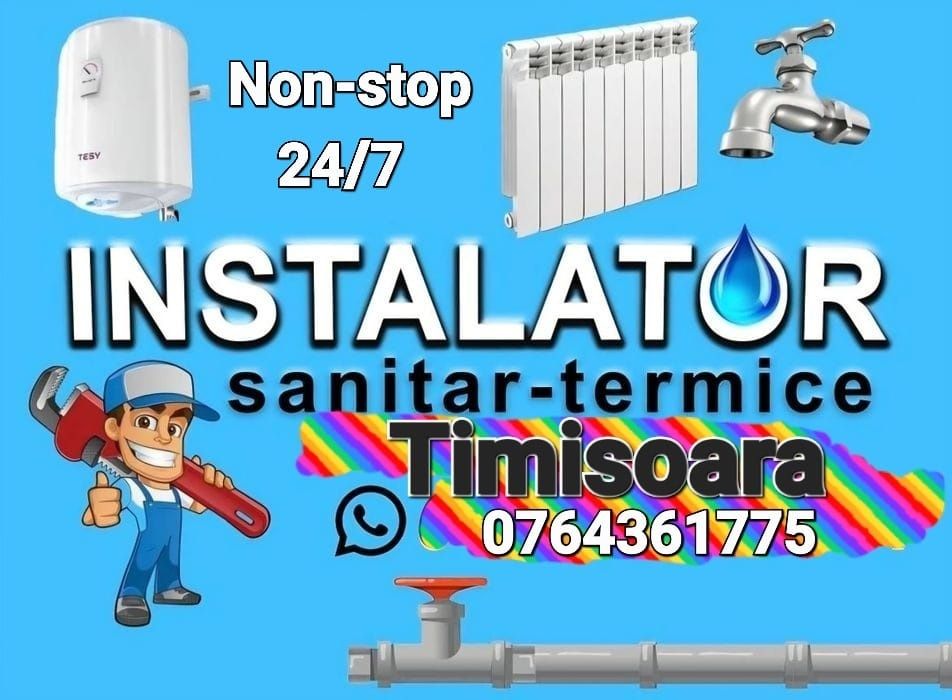 Instalator sanitare termice 24h