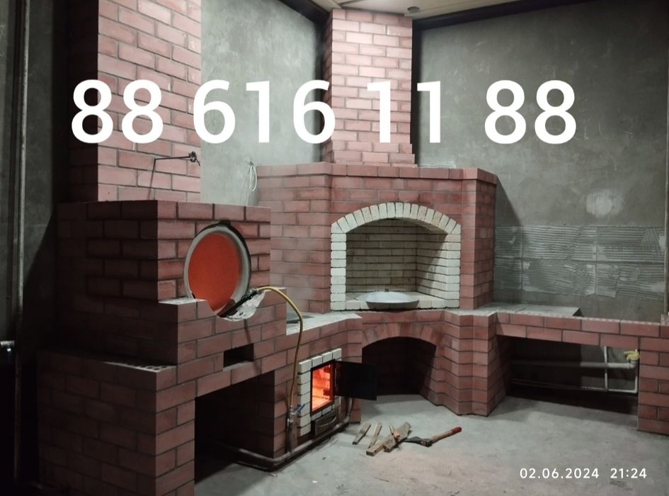 Летняя кухня камин очаг барбекю тандыр