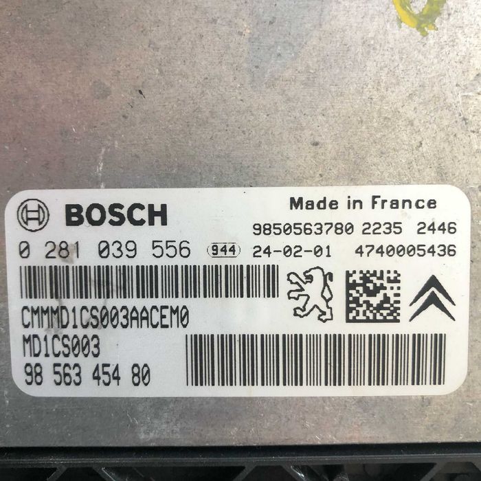 Calculator motor Peugeot Expert MK3 1.5 0281039556 9856345480