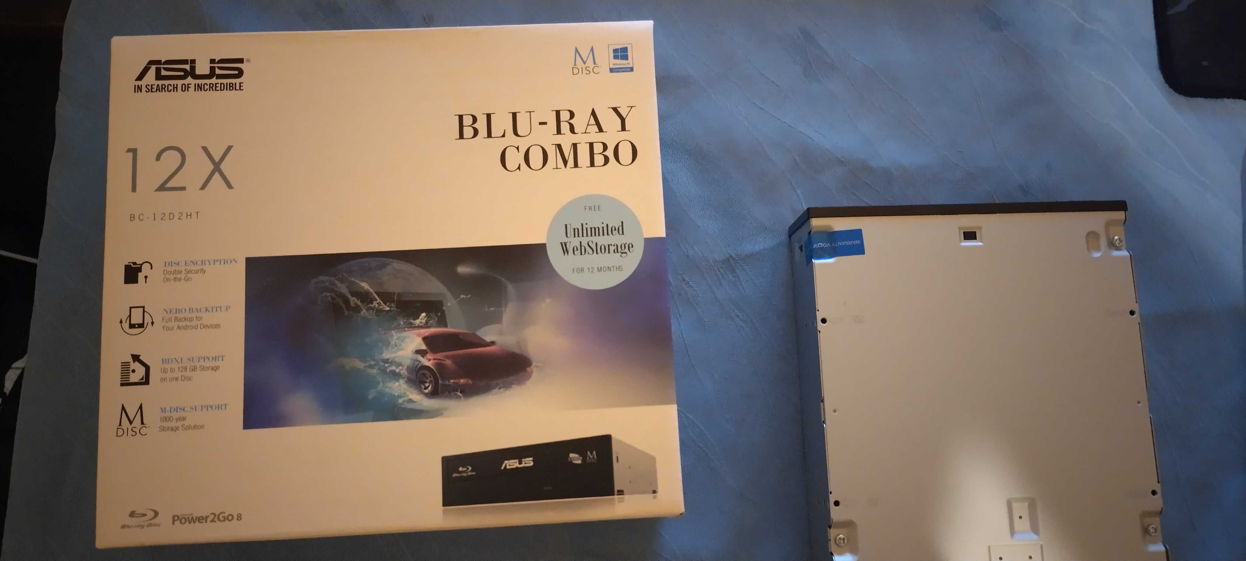 Blu-ray combo дисков четец и записвачка ASUS BC-12D2HT