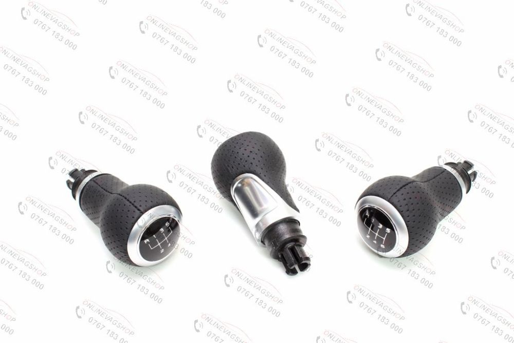 Nuca piele perforata S-line pt Audi A4 B8,A5,A6,Q5 in 5-6 viteze