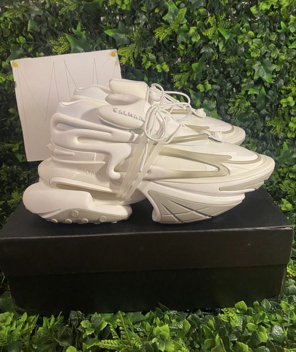 Adidasi/Sneakers Balmain Unicorn full white