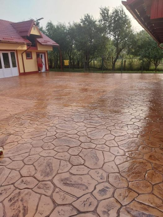 Beton amprentat simplu maturat