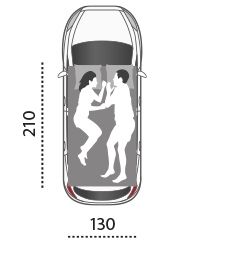 Cort plafon Autohome-columbus - 2 persoane