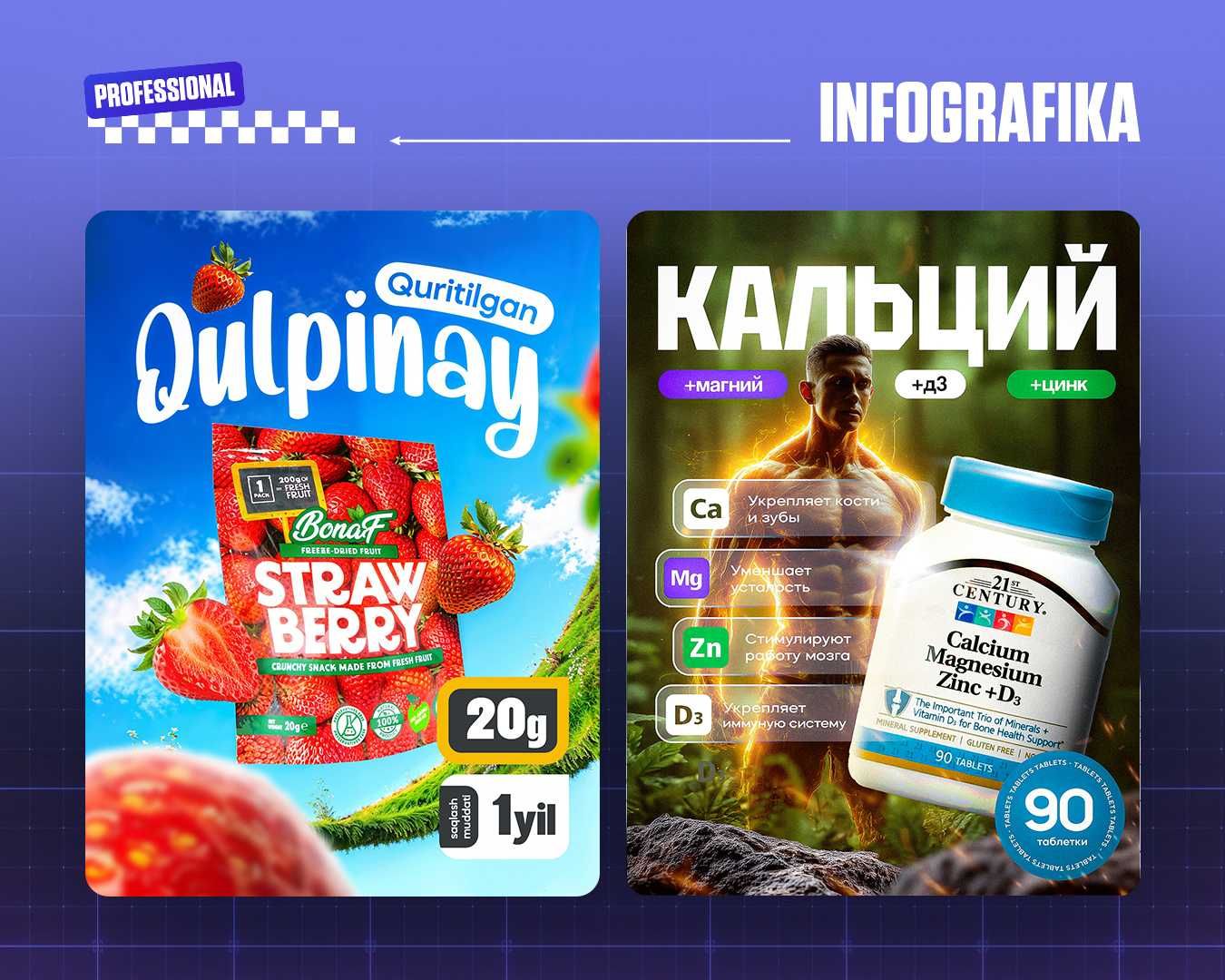 Infografika Dizayn Xizmati –  Uzum Market