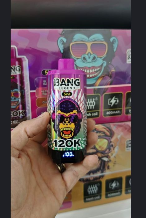 Vape 120.000 Puffs 5 Arome Reincarcabil Display