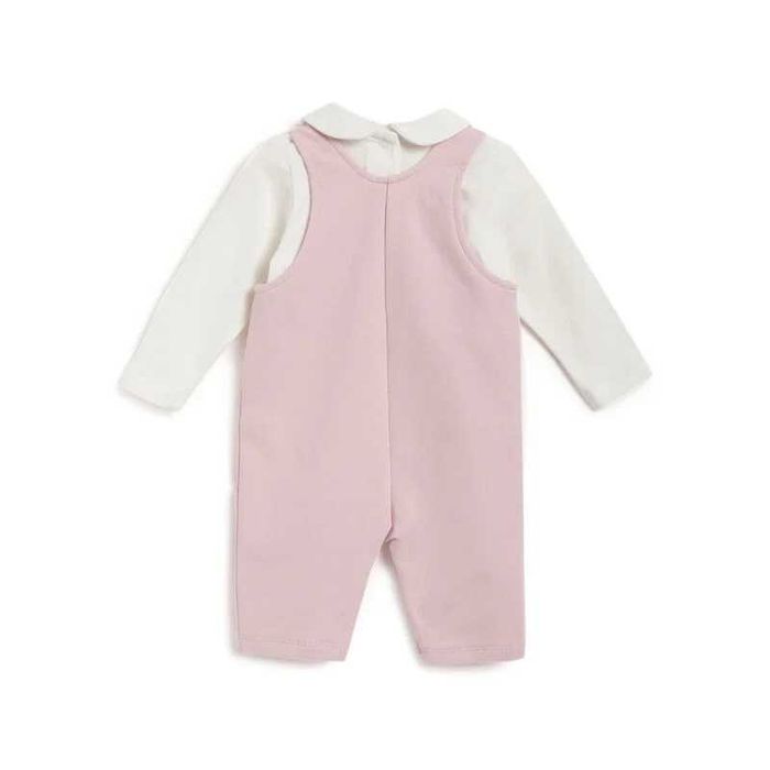 Новый комплект для девочки Chicco, боди и комбинезон, 12 мес.