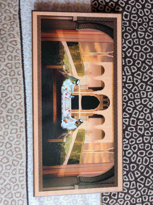 нарды большие «Два шейха» 60 см на 60 см