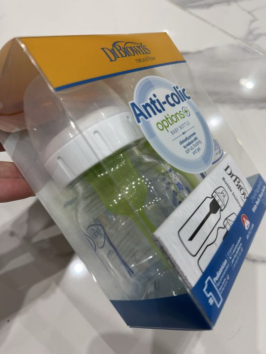 Бебешко стъклено шише Options+ 150мл