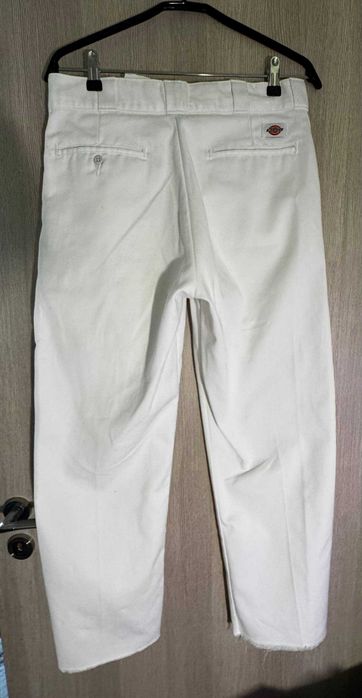 Pantaloni Dickies 874, regular fit, alb, marimea 32x32.