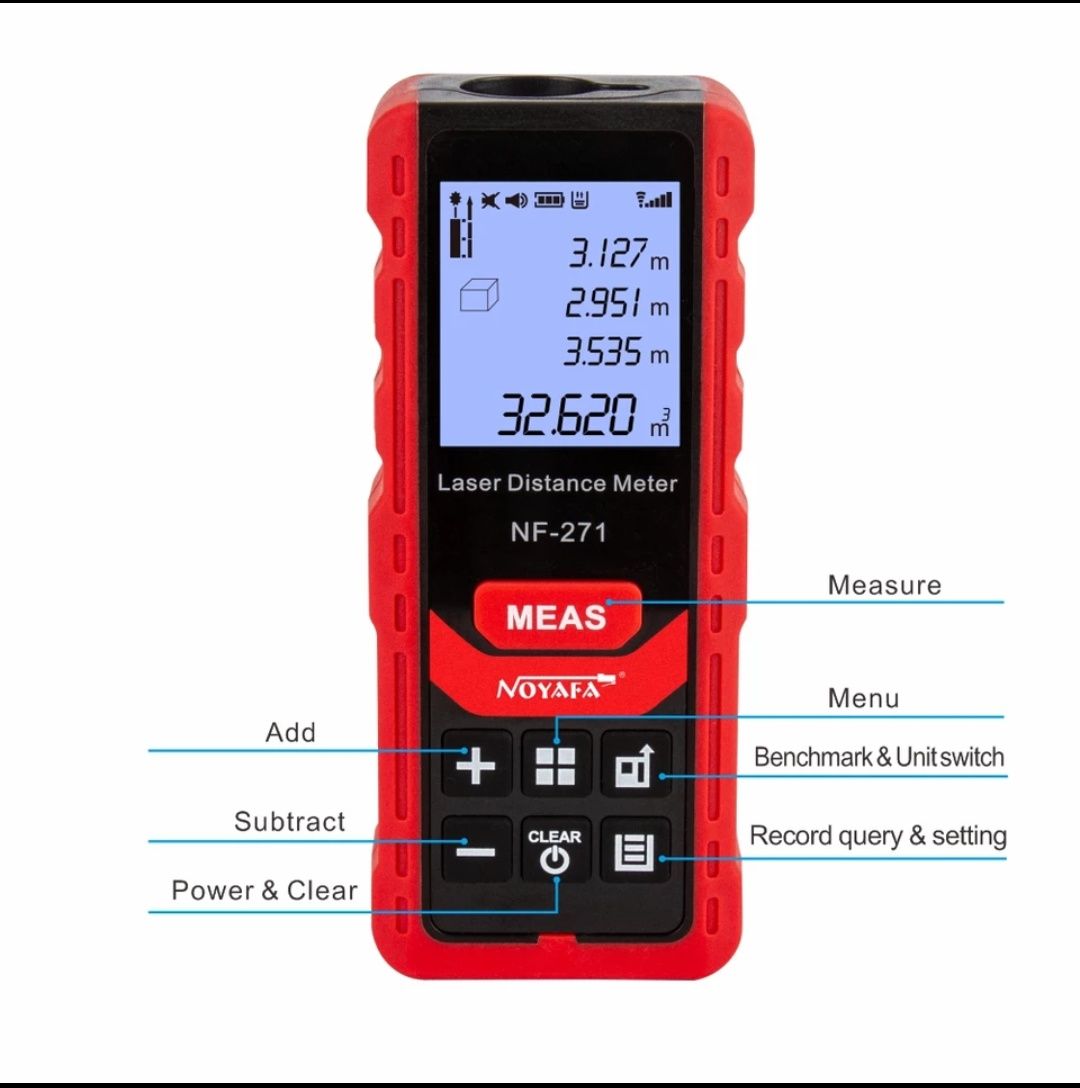 Metru digital cu laser 50m