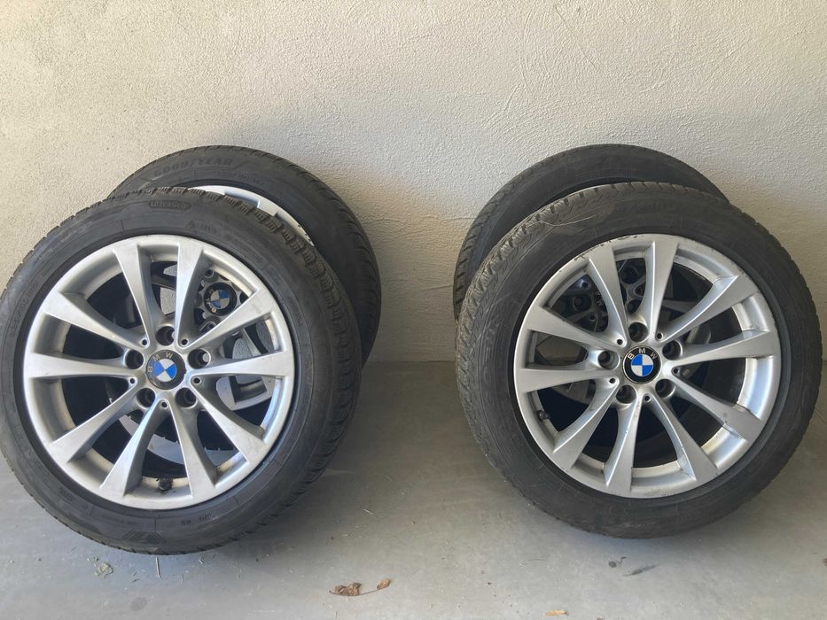 BMW джанти 8Jx17 ET34 със зимни гуми Good Year/Debica 225/50R17