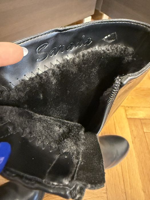 Дамски високи ботуши с грайфер 37 номер