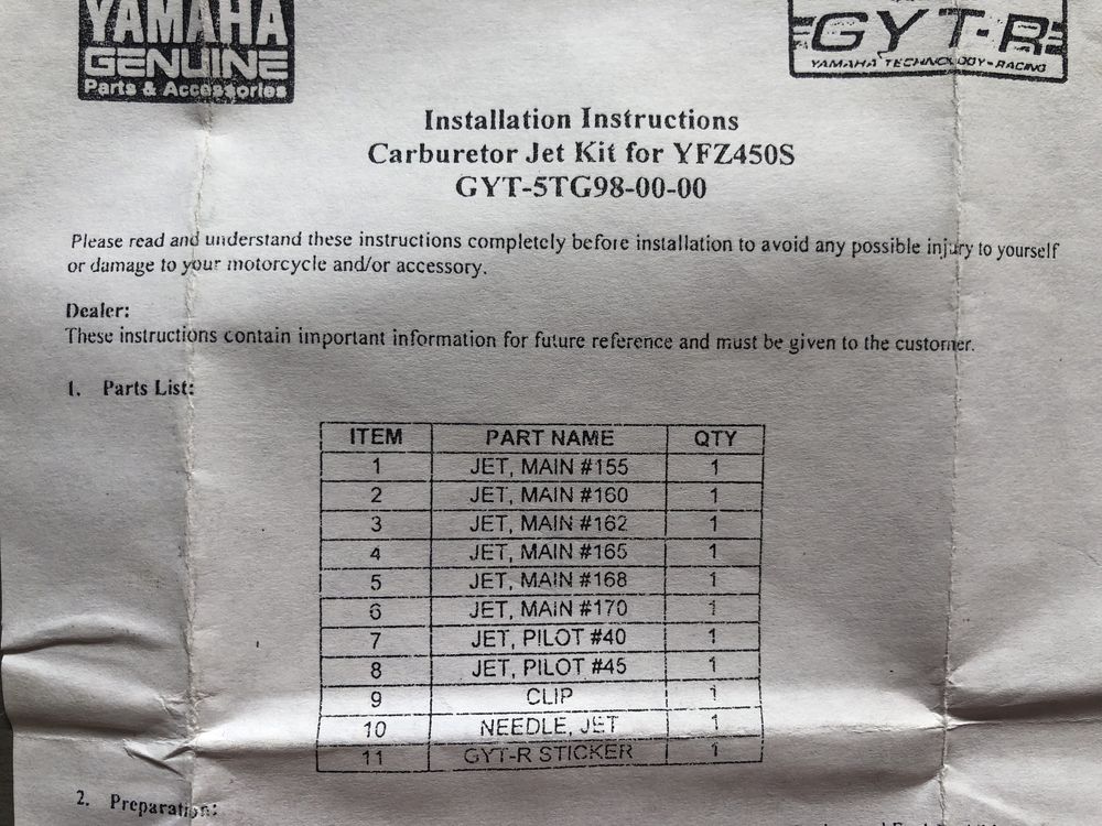 НОВ ТУНИНГ Кит за Карбуратор за Yamaha YFZ450 от GYTR