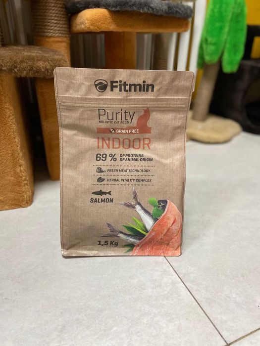 Сухой корм для кошек Фитмин (Fitmin indoor) 1.5 кг
