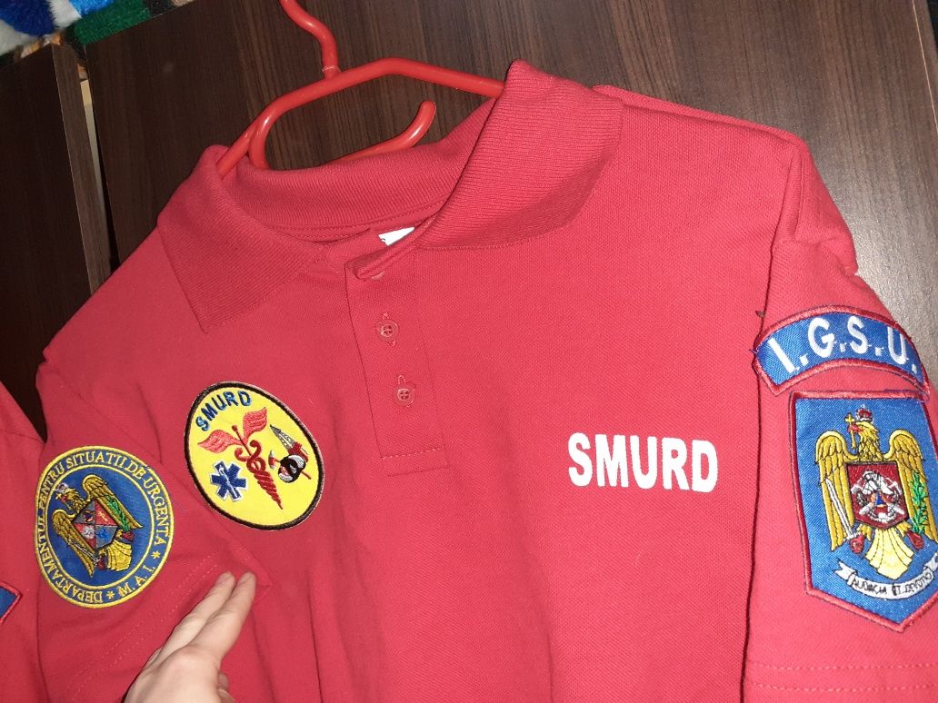 Echipament SMURD, voluntar, damă