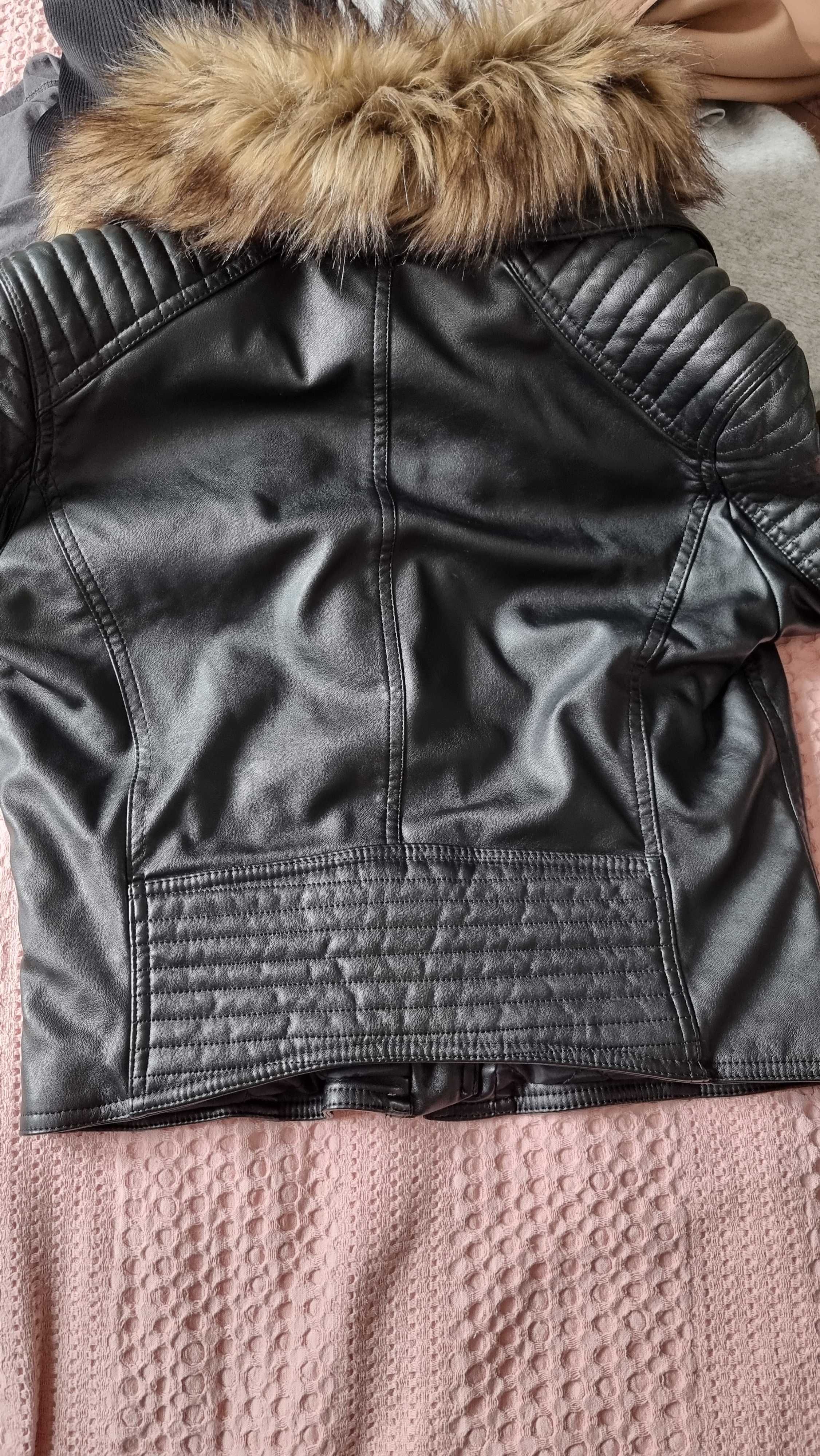 Кожено яке H&M с яka om eko koжа