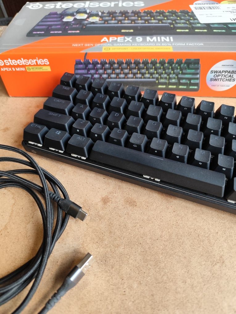 Steelseries apex 9 mini gaming keyboard