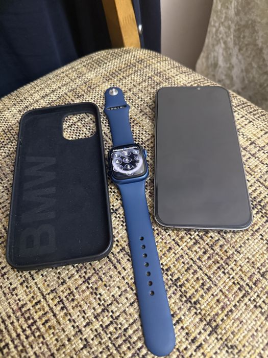 Iphone 12 Pro Max с apple watch 7
