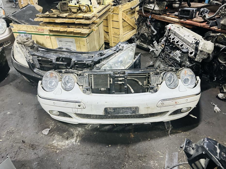 W215 ноускат бампер фары телевизор авторазбор мерседес бу запчасть