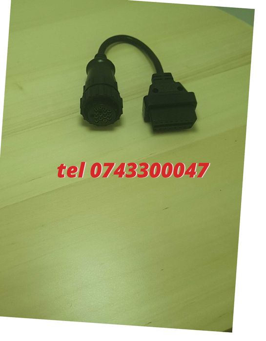 Adaptor Obd Scania 16 Pin  Pentru Camioane Scania  Compatibil Cu De