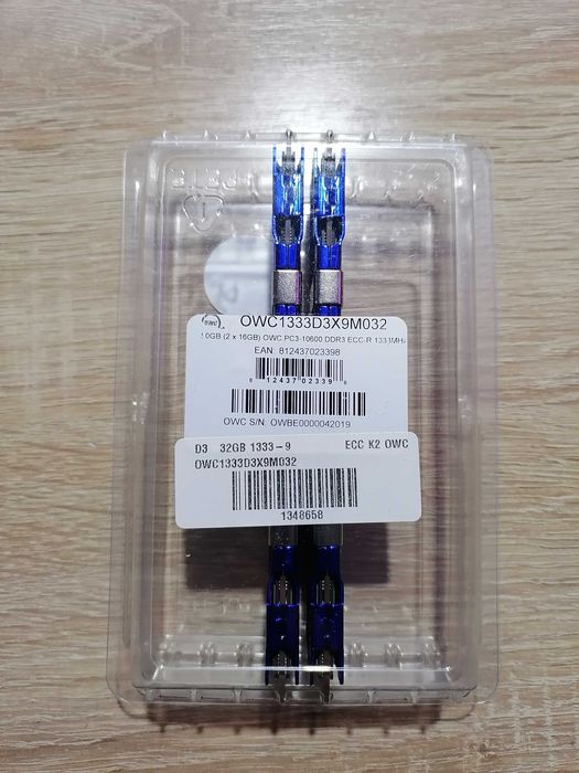 KIT RAM OWC 32GB / 1333 Mac Pro 2009-2012 DDR3 Mac (2x16GB)