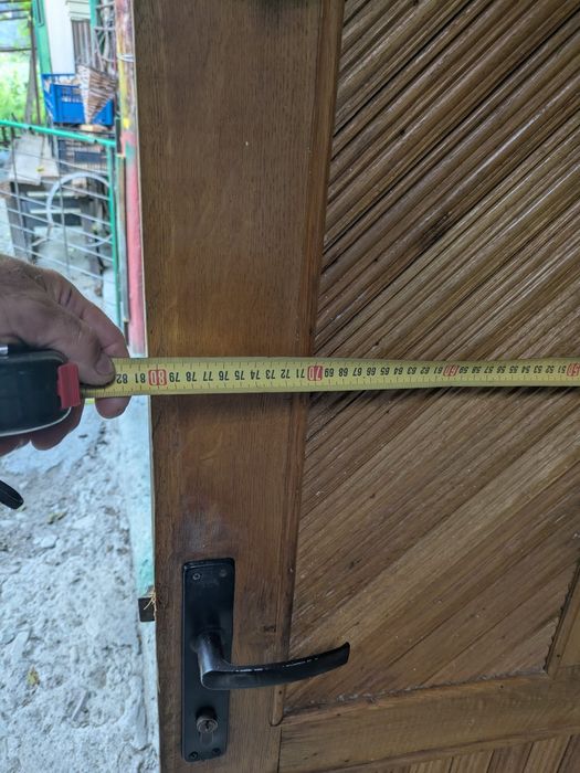 Ușa lemn masiv stejar