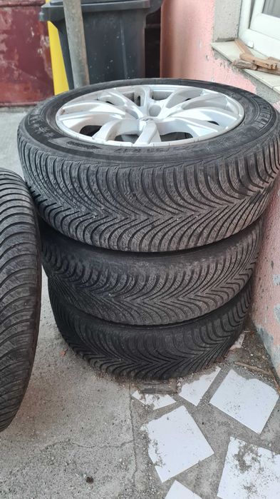Set jante aliaj RC Design 17" + anvelope iarnă Michelin Alpin 5
