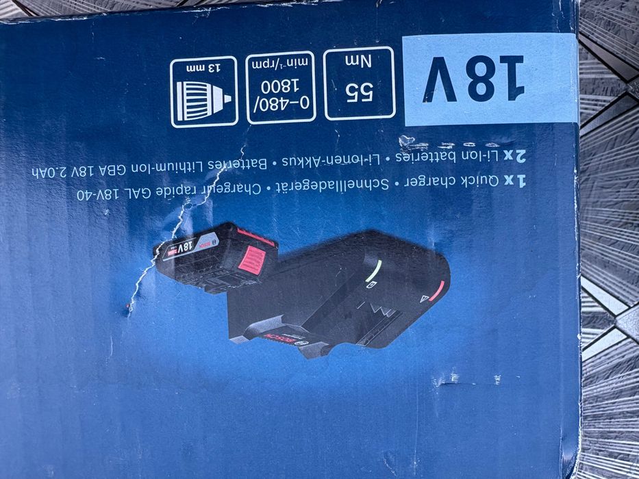 Bosch винтоверт GSB 18V - 21