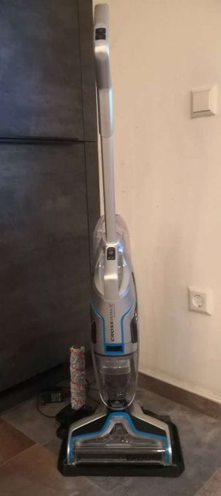 Безкабелна 3в1 Bissell Crosswave Cordless прахосмукачка МАЛКО ПОЛЗВАНА