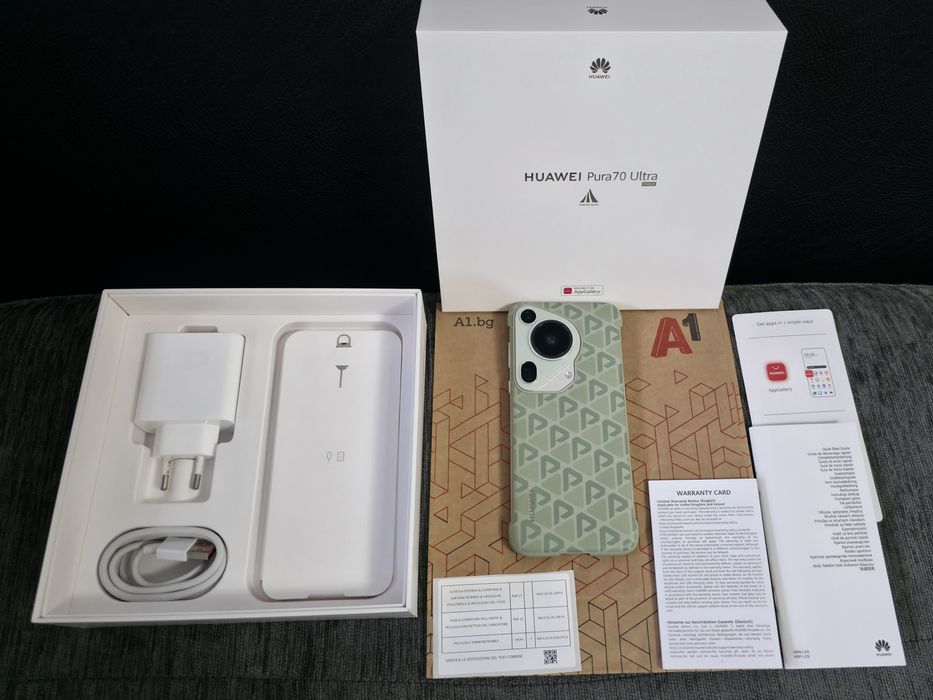 512GB Huawei Pura 70 Ultra 16GB A1 Гаранция 2026 Green | Зелен