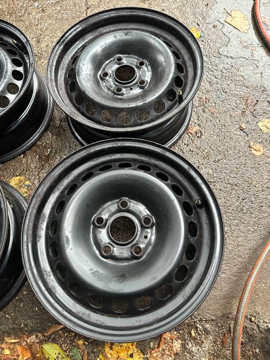 ОЕМ 4бр. железни джанти 15" 5х112 - VW, Audi, Seat, Skoda
