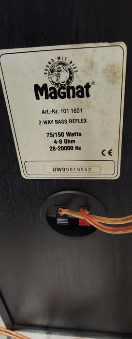 Boxe Bass Reflex Magnat 75/150 Watt