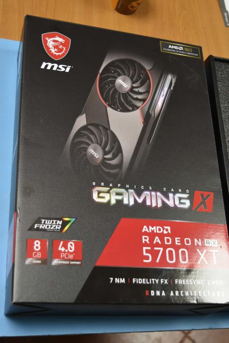 Видео карта AMD Radeon RX 5700 XT, 8GB, MSI GAMING X, GDDR6, 256bit,
