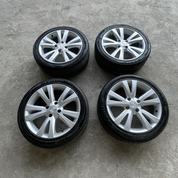 Captiva диски R17 на Lacetti или Gentra с шинами Nexen