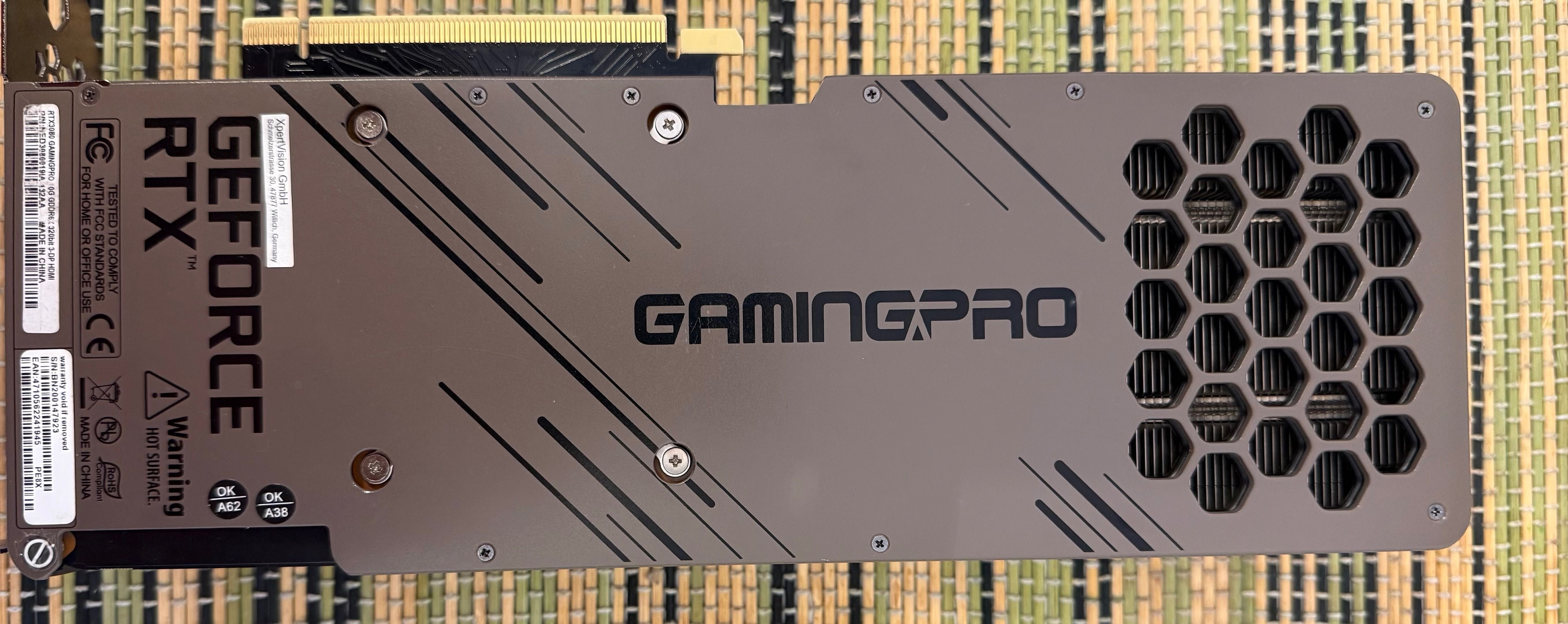 Palit RTX 3080 Gaming Pro 10GB