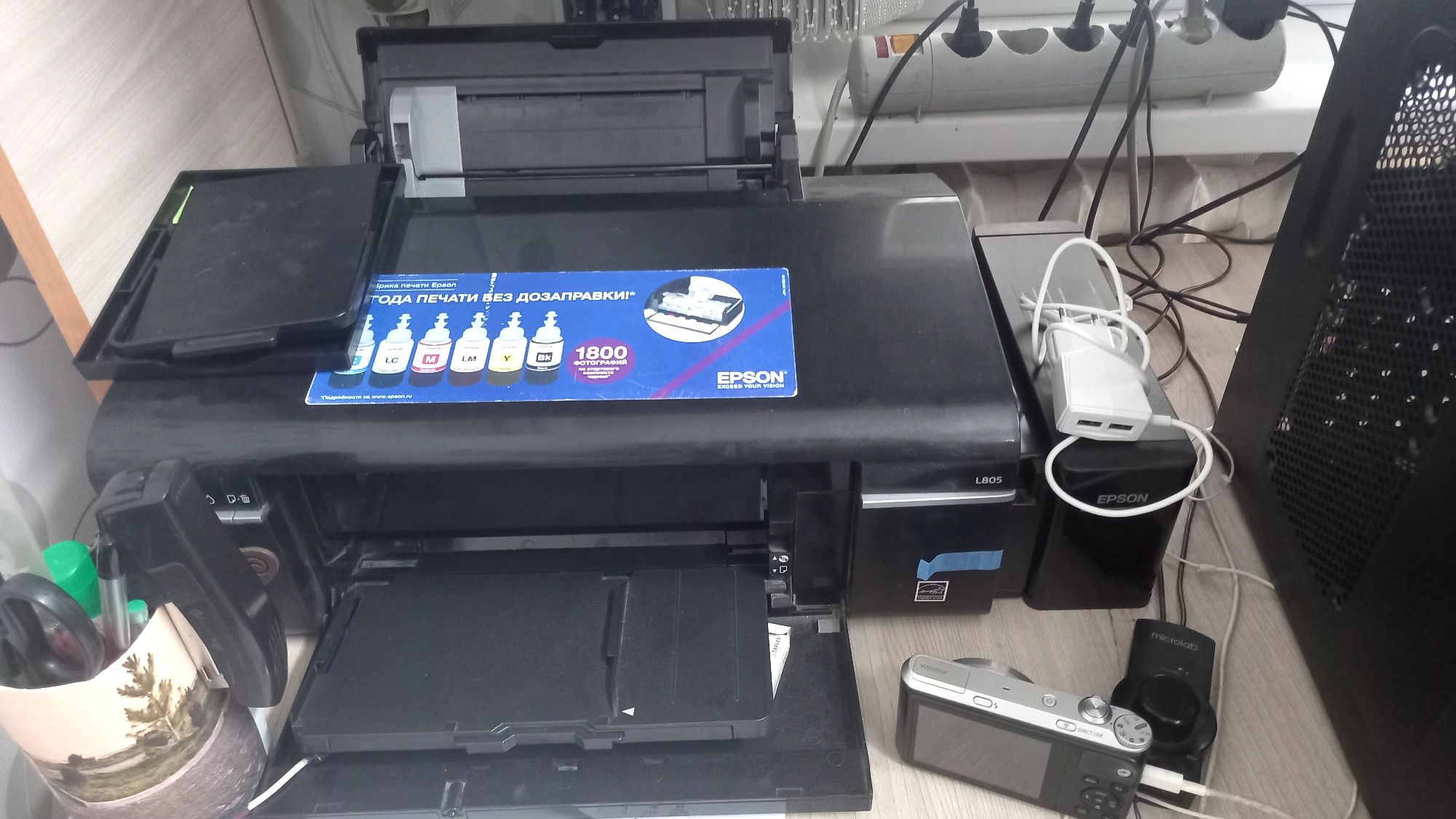 Ккомпьютер принтер L805, Canon принтер 3в1, и сканер