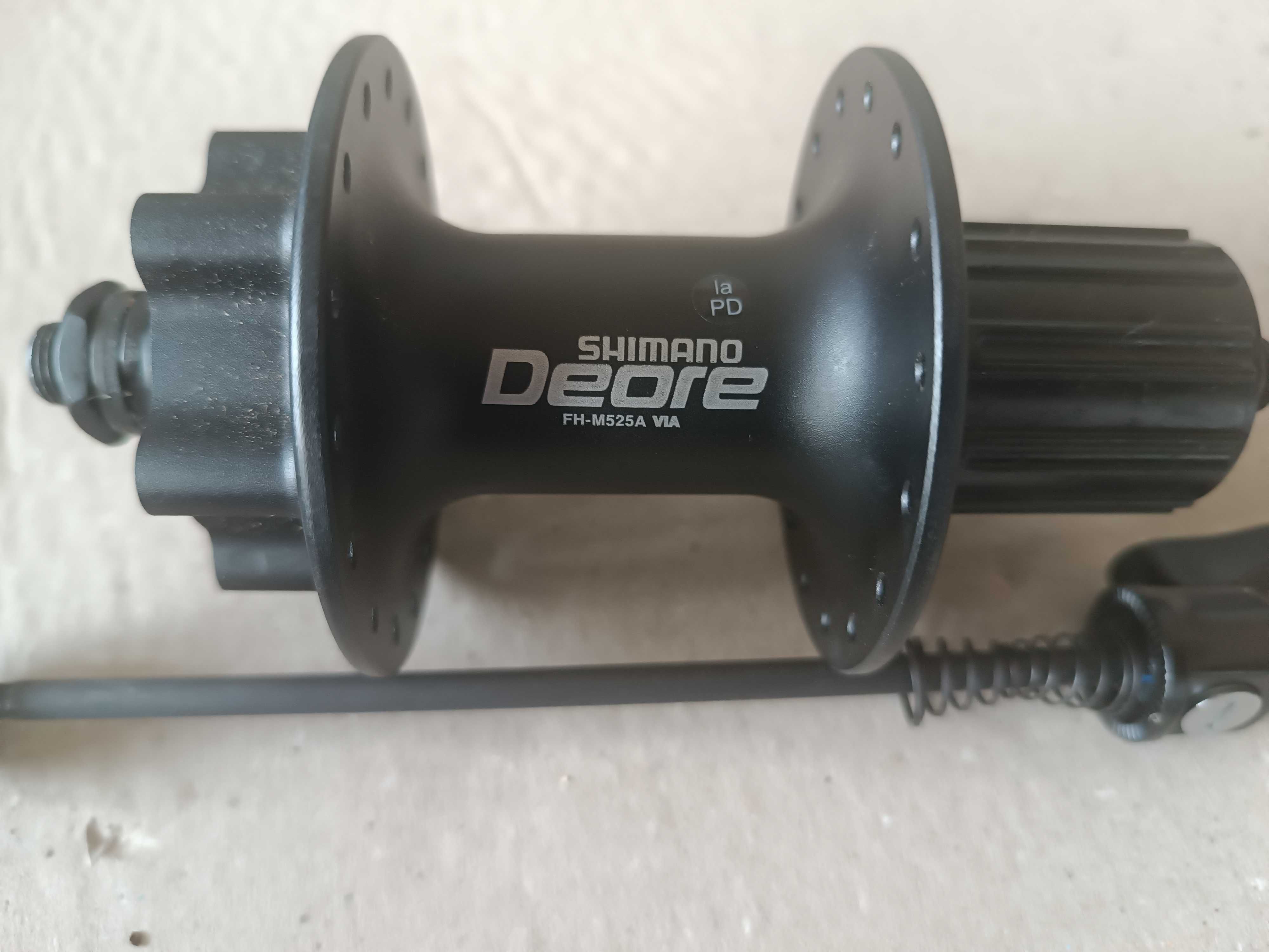 Нова задна главина диск Shimano Deore FH-M525A;  кормило Amoeba с лапа