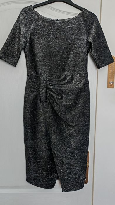 Rochie de seara cu fir metalic