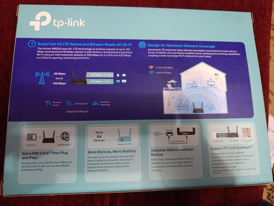 Роутер, tp-link Archer mr 200