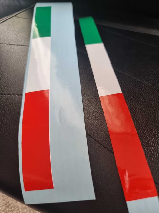 Италиански флаг стикер #tuninaGart