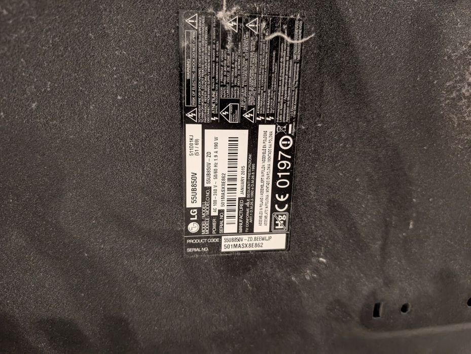 Vand televizor LG 140 cm 3D