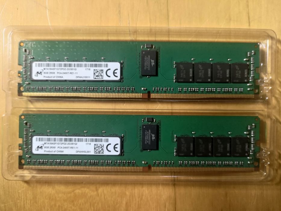Memorie RAM ecc 2x8 ddr4