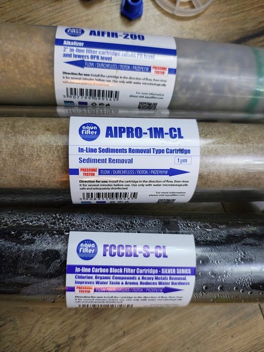 Filtre apă, nou..