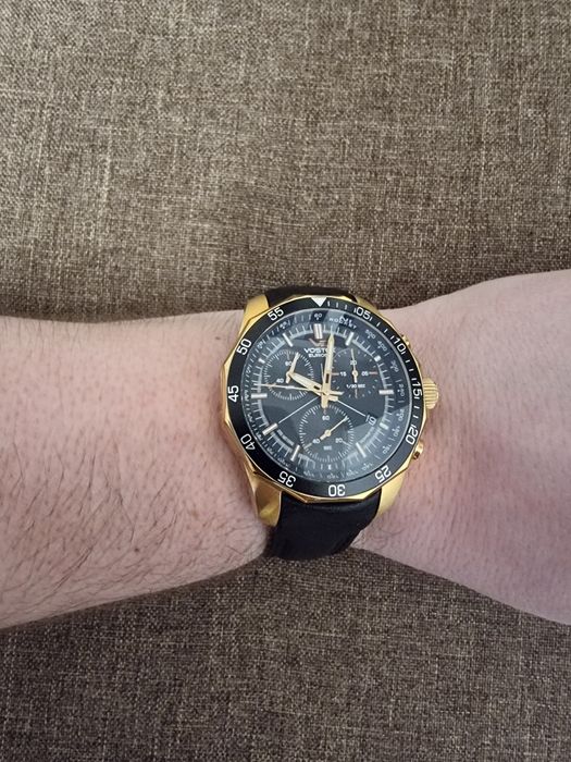 Ceas Vostok Europe N1 Rocket Cronograph Rose Gold Limited Edition