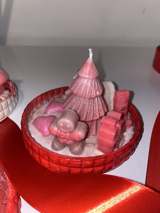 Aranjamente lumanari parfumate Craciun