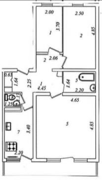 Бобура 3/6/9 Можно ИПОТЕКА Срочно 72квм