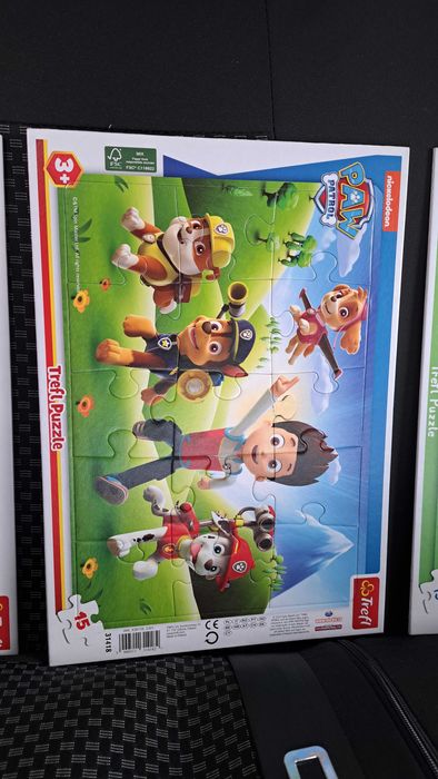 Set 3 puzzle (Paw Patrol, PeppaPig, Winnie the Pooh)