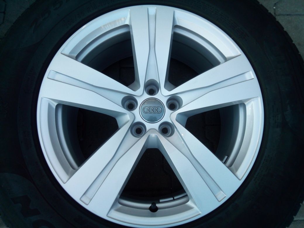 Jante originale Audi Q7(4M) 18" anvelope  iarnă Pirelli Top